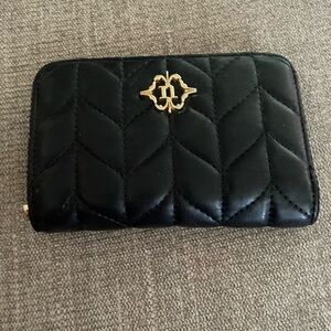 Black Quilted Women's Wallet